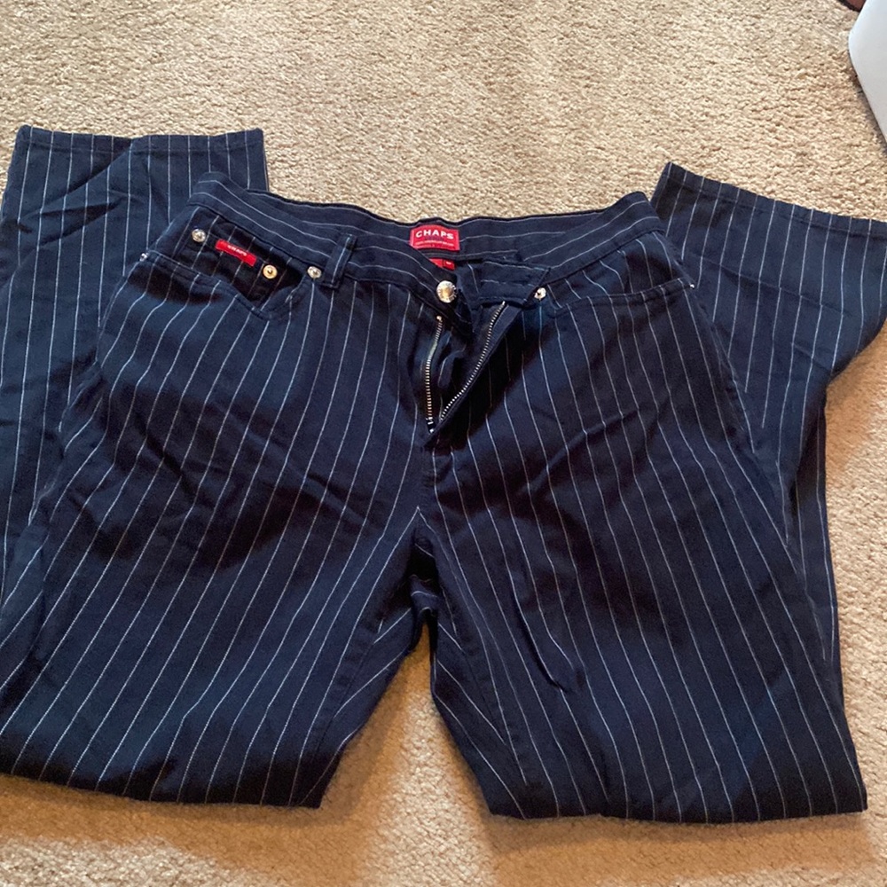 Chaps Pinstripe Pant Women’s 8